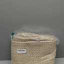 IOHOUZE Washable Runner Rug 2x8 Non Slip Rubber Backed Hallway Runner Entryway Runner Indoor, Kitchen Rugs Woven Cotton Floor Carpet for Kitchen Hall Entrance, Warm Beige/Orange/Apricot