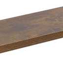 Floating Shelves for Wall, Wall Mounted Rustic Wood Shelves for Bathroom, Bedroom, Living Room, Kitchen, Hanging Shelf for Books/Storage/Room (Brown Wood Grain, 23.6")