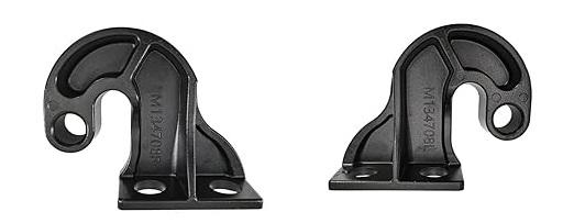 M134708R & M134708L Lower Hood Pivot Kit and Engine Hood Hinge Pivot Bolt Bushing Mounting Bolt Kit Accessory fit for Peterbilt 377 378 379 Replace 13-04154 13-04164 (Left & Right Side Hood Pivot)