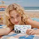 ChiCsFleur for Samsung Galaxy S23 FE Case, TPU Phone case with Camera Protection for Women Girls Teens - Blue Whale Shark Artsy Cartoon Pattern Shell Bubble Ocean Gift Kawaii Aesthetic Unique