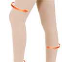 Medical Compression Stockings for Women and Men, 20-30 mmHg Thigh High Compression Socks Women Closed Toe Graduated Compression Socks for Varicose Veins, Edema, DVT, Dot-Top(Beige,2XL)