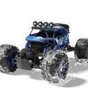 BananMelonBM 1:10 Scale Remote Control Car, 48+ KM/H High Speed Amphibious RC Monster Truck, 4WD Waterproof Off RC Road Car, 2 Batteries 80Mins Play, Toy Gift for Adults Kids Boys Girls