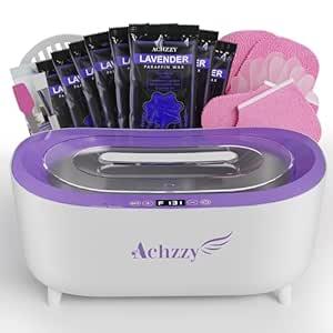 Achzzy Paraffin Wax Machine for Hands and Feet, 5000ml Professional Wax Warmer with Temperature Control, Smart Heating, Stainless Steel Inner Pot, Moisturizing Hot Wax Bath with Refills for Skincare