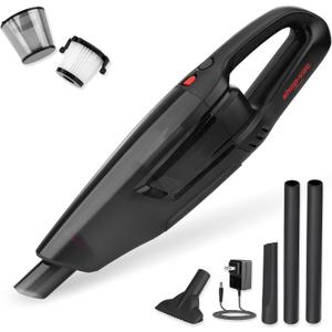 Shop-Vac Cordless Handheld Vacuum Cleaner, 12.0 Peak Kpa 12V High Power Handheld Vacuum Cordless Rechargeable, Dustbuster Handheld Vacuum with Attachments, Filters for Home, Garage, Car