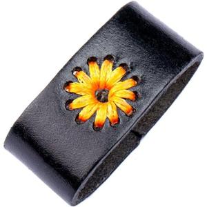 8 x 1.5 "(38mm-40mm) Belt Loop Keeper Leather Loop Keeper Men Belt Buckle Accessories Hand Made Leather (Black)