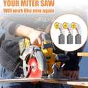 3 pack 126984 Carbon Brush with Spring for Miller Welder Arc Welding Equipment Replacement Parts