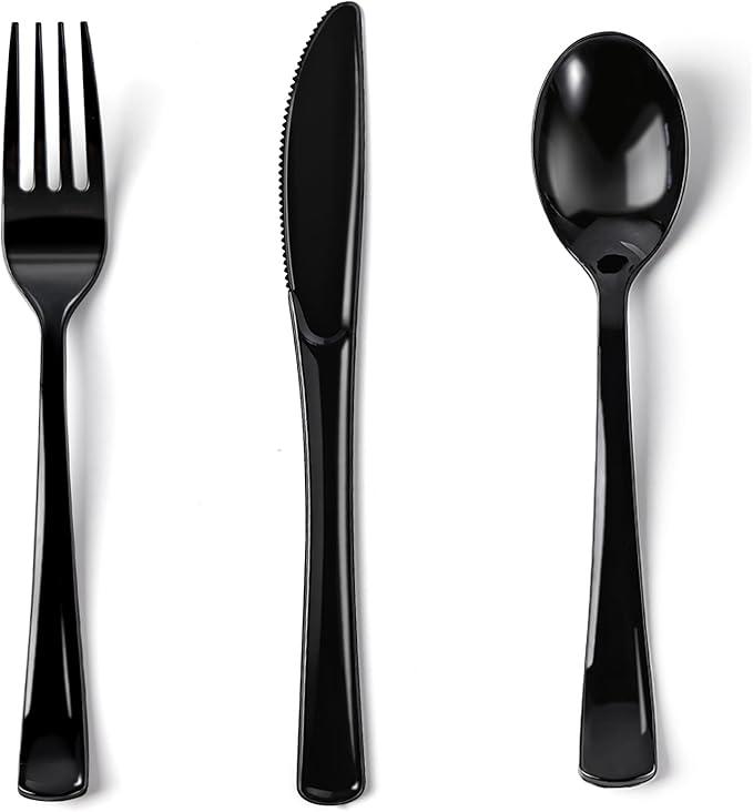 200 Pcs plastic spoons ,forks and knives