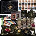 Wyspell Large Witchcraft Kit 65 PCS - Witch Altar Spell Set - Wiccan Supplies and Tools - Witch Set for Beginners Witchcraft Supplies Kit (Herbs Type 2)