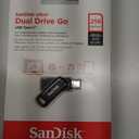 SANDISK 256GB Ultra Dual Drive Go USB Type-C Flash Drive, Black - SDDDC3-256G-GAM46