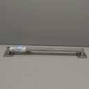 Joyrain ADA Square Grab Bar 24 Inch - 500lb Capacity Safety Rail for Elderly, Non-Slip Bathroom Handle (Brushed Stainless Teel, 24 inch)