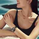 Sleek Elegant Magnetic Strap Compatible with Apple Watch Band 41/40/38/42/44/45/46/49mm for Women Stainless Steel Strap with X-Shaped Clasp for iWatch 10/9/8/7/6/5/4/3/2/1/Ultra(1/2) (Black)