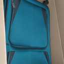 U.S. Traveler Aviron Bay Expandable Softside Luggage with Spinner Wheels, Teal, 30-Inch, US08125E31