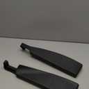 2 Packs Car Seat Gap Filler Organizer, Dual Slot Car Seat Gap Organizer, Gap Filler for Car, SUV, Trunk, Sedan Side Seat Gap Between Seat and Console, Car Seat Gap Plug with Storage Slot (Black)