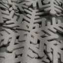 Sawysine 16 Pcs Glitter Wooden 3D Snowflake Decor Christmas Table Decorations Snowflake Signs Winter Wooden Xmas Standing Centerpiece Fireplace Decoration for Winter Holiday(White)