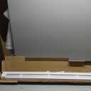 LOTUS & WINDOWARE Cordless Mini Blind, 1" Vinyl Slats, 47" Wide x 84" Long - White, Window Blinds for Home and Office, Interior Door Blinds - Light Filtering