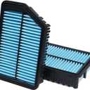 2-Pack Engine Air Filter Fits for Elantra (2011-2016), Forte (2014-2018) Air Filter Replacement 28113-3X000, 28113-4V100 Car Accessories