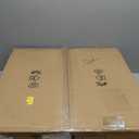 24" Ceiling Fans with Lights, Flush Mount Ceiling Fan with Lights 6-Speed Remote Control, Modern Ceiling Fan with Light Low Profile for Bedroom, Living Room, Kids Room Black