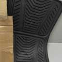 Rubbermaid Car Mat Full Set All-Weather Heavy-Duty 4 Pieces Trim-to-Fit Universal Car Mats Full Set Waterproof Rubber Floor Liners for Most Trucks, SUVs, Vans, and Sedans-Black