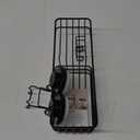 TAILI Shower Caddy Suction Cup with Hooks and Soap holder, Heavy Duty Bathroom Shower Organizer, No Drilling Bathroom Holder with Large Capacity, Metal Black Storage Basket