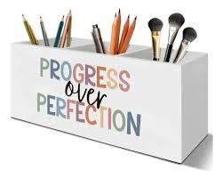 Decor Wooden Pen Pencil Holder for Home Office Desk Accessories, Makeup Brush Toothbrush Holder Organizer for Bathroom