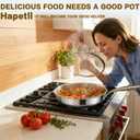 Titanium Pans for Cooking, 10/12Inch No Coating Non-stick Titanium Cookware, Best Pans for Cooking - Free of PFAS/PFOA/PTFE, Induction & Oven-Safe, Dishwasher Safe (10in)
