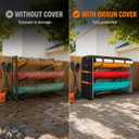 Kayak Rack Cover,Kayak Covers for Outdoor Storage for 10-12ft Kayaks