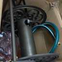 Liberty Garden 708 Steel Decorative Wall Mount Garden Hose Reel, Holds 125-Feet of 5/8-Inch Hose - Bronze