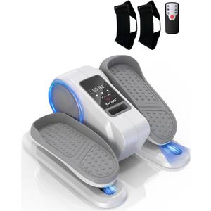 Yagud Under Desk Machine, Electric Elliptical Leg Exerciser for Senior, 13 Adjustable Speeds Quiet and Portable Seated Pedal Exerciser for Training with Remote Control