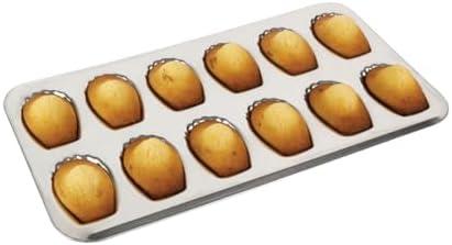 Gobel 12 Count Heavy Tinned Steel Madeleine Sheet Pan, Made in France