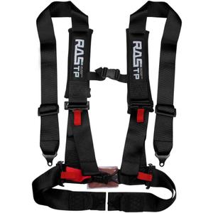 RASTP 4 Point Safety Harness with 3 Inch Padding (Black)