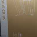 BabyBond Baby Bassinet, 3 in 1 Bassinet Bedside Sleeper with Washable Soft Mattress and Sheet, 6 Height Adjustable Bedside Crib, 4-Sided Mesh Bedside Bassinet for Baby (Grey)