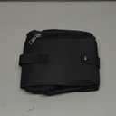 Portable Cat Travel Litter Box with Zipped Lid, Foldable Travel Litter Box, No Leakage, No Smell, Waterproof, Easy to Carry, Easy to Use in Hotels, Car (Dark Black)