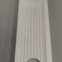 24'' Longer Faucet Mat for Kitchen Sink [Diatomite Stone Super Fast Drying] Stone Faucet Mat for Kitchen Sink Splash Guard Sink Stone Quick Dry around Faucet Stone Drying Mat Bathroom Quick Drying Mat (23.7" x 4", White)