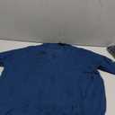 AKEWEI Womens V Neck Sweater Short Sleeve Lightweight Knit Summer Fall Tops with Decorative Buttons (X-Large, Blue Green)