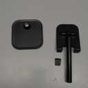 Cell Phone Stand, Adjustable Height Phone Stand for Desk, Eye Level Desktop Phone Holder Compatible with iPhone, Pro Max, Samsung, and All Mobile Phones up to 10'' (Black)