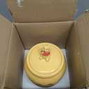 Silver Buffalo Disney Winnie the Pooh Honey "Hunny" Pot Sculpted 3D Hand Painted Ceramic Snack Cookie Jar (Small)