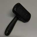 Self Cleaning Shedding Brush - Skin Friendly Grooming Tool for Dogs, Cats, and Puppies, Deshedding and Hair Removal for Long and Short Haired Pets, Black