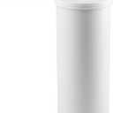 iDesign Freestanding Bathroom Toilet Paper Storage Holder with Lid for 3 Extra Rolls, White