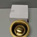 Akicon Kitchen Sink Brass Gold Finish Garbage Disposal Flange Stopper, One Size Disposal Rim, Fit 3-1/2 Inch Standard Sink Drain Hole