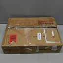 WLIVE Night Stand, Small Dresser with 2 Drawers & Wooden Top, Nightstand with Fabric Bins, Bedside Table End Table for Bedroom, Closet, Entryway, College Dorm, Rustic Brown (1 Piece)