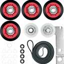 WED8000DW4 MEDB835DW1 MED3500FW0 MED6630HW1 MEDB765FC0 MGDB835DC4 Drum Roller Kit Fit for MGD7100DW0 MGDB880BW0 MED6230HW3 MED8200FW0 MEDC465HW0 MED8200FC1 MED5630HW2 MGDB950YG0