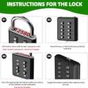 Water Faucet Spigot Lock Outdoor, Stainless Steel Hose Bib Lock (with Padlock), Hose Spigot Gate Valve Lockout, Prevent Water Theft, Spigot for Protection