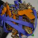 SCITOO 225-275mm Snow Chains for Car Pickup Trucks SUV,8 Pack Quick Easy Installation Tire Traction Chain,Portable Reusable Adjustable Universal Emergency Anti-Skid Thickening Tire Chains - Set of 8