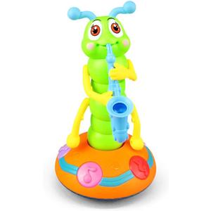 Miracland Dancing Caterpillar Saxophone Musical Toy with Music and Lights for Boys and Girls