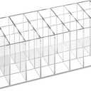 Lipstick Organizer 24 Slot Lipstick Holder Display Rack Small Clear Plastic Compact Lip Gloss Perfume Sample Mascara Holder