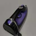 Hamilton Beach Steam Iron for Clothes & Garment Steamer with Smooth Press Stainless Steel Soleplate, 1200 Watts, 8 Retractable Cord, Black (14214)