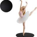 Portable Dance Floor Round, Ballet Wood Floor, Dance Turning Board, Smooth Ballet Dance Floor for Home, Studio and Outdoor