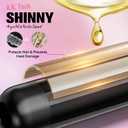 Farery 2 inch Curling Iron for Long Hair, Lightweight Large Barrel Curling Iron 50mm, Curling Wand Infused Argan Oil & Keratin for Bouncy Big Curls, 9 Temps Digital Display & Lock Key, Fast Heated