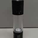 Hydrogen Water Bottle Generator - 6000PPB High Concentration, SPE PEM Tech, Portable 9Oz Hydrogen Water Ionizer, Rechargeable Rapid Hydrogen Boost, Travel Friendly with Bottle Adapter, Black