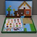 Lottmopi Magnet Blocks -120pcs Magnetic Building Blocks, STEM Montessori Sensory Toys for Toddlers Gifts for 3+ Years Old, Magnet Cubes Toddler Kids Toys Birthday Gifts Party Supplies